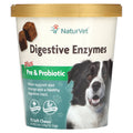 NaturVet, Digestive Enzymes Plus Pre and Probiotic, For Dogs, 70 Soft Chews, 5.9 oz (168 g)
