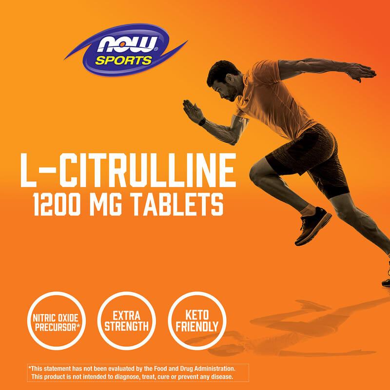 NOW Foods, Sports, L-Citrulline, 1,200 mg, 120 Tablets