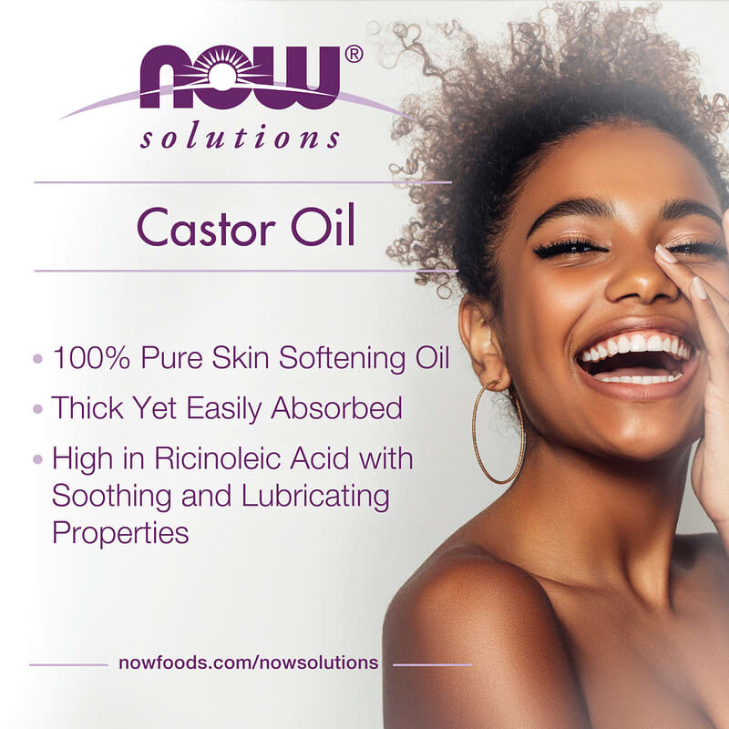 NOW Foods, Solutions, Castor Oil, 4 fl oz (118 ml)