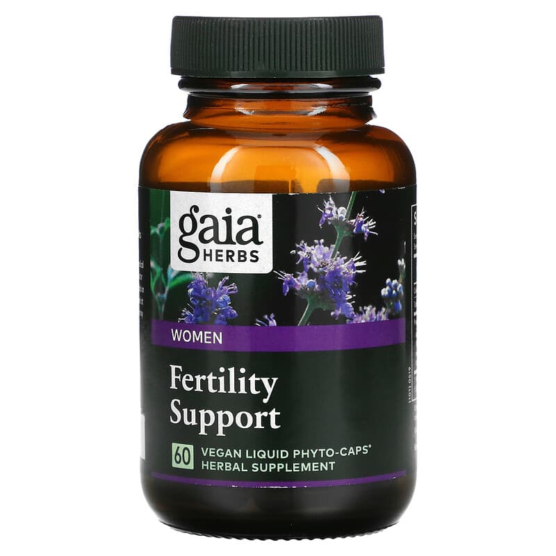 Gaia Herbs, Fertility Support for Women, 60 Vegan Liquid Phyto-Caps