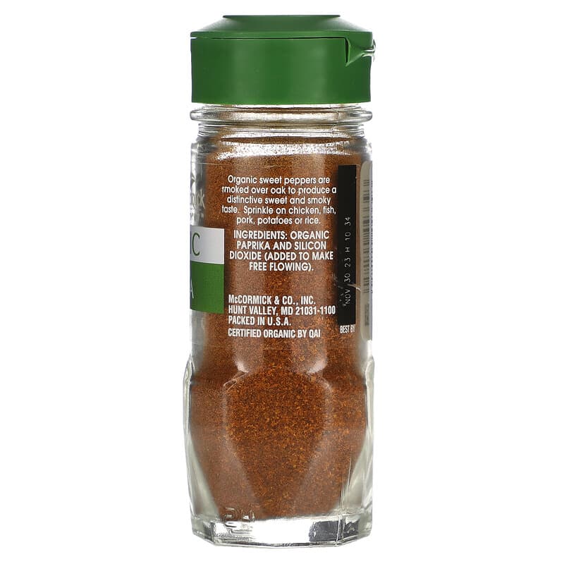 McCormick Gourmet, Organic Smoked Paprika, 1.62 oz (45 g)