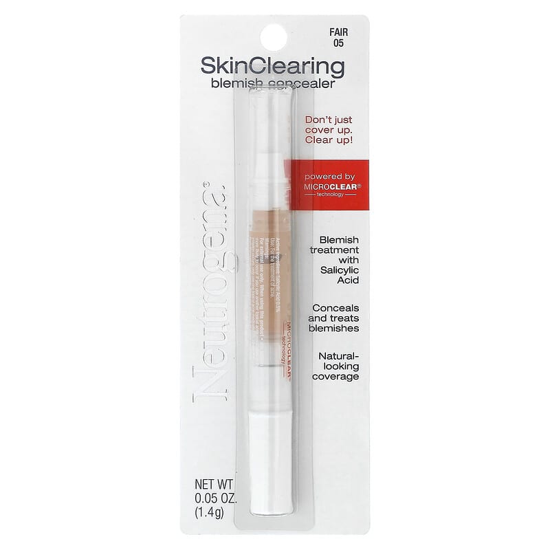 Neutrogena, SkinClearing Blemish Concealer, Fair 05, 0.05 oz (1.4 g)