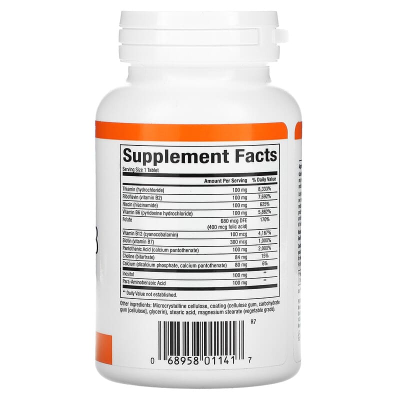 Natural Factors, Complete B, 100 mg, 90 Tablets