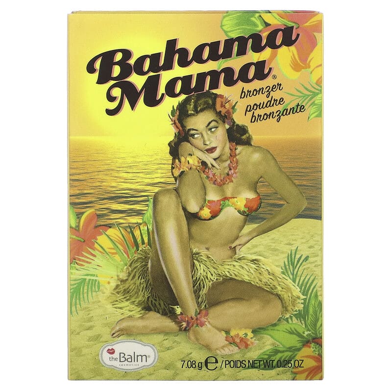 theBalm Cosmetics, Bahama Mama, Bronzer, Shadow & Contour Powder, 0.25 oz (7.08 g)