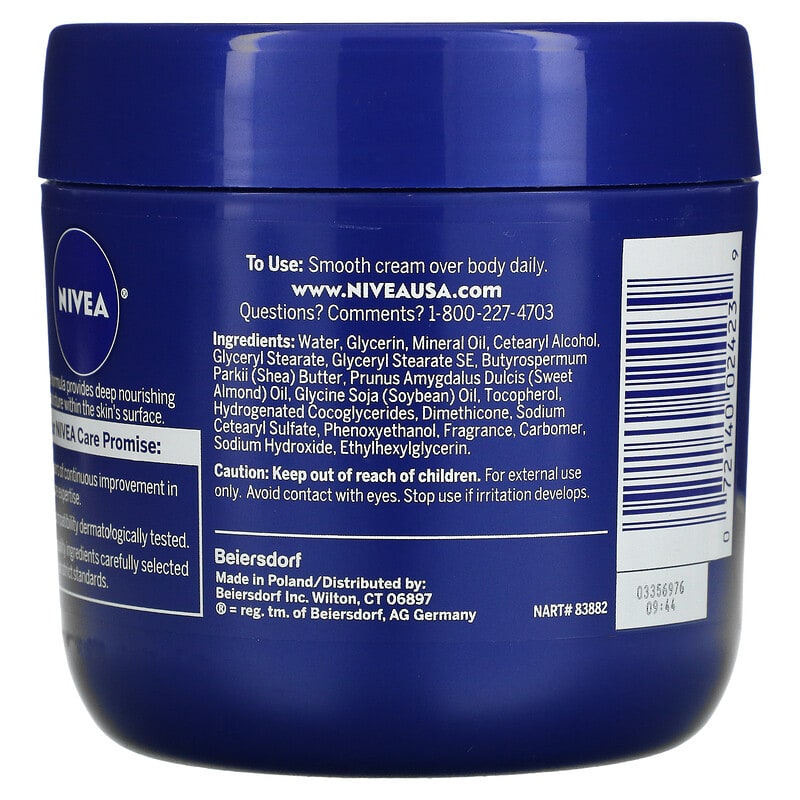 Nivea, Body Cream, Essentially Enriched, 13.5 fl oz (382 g)