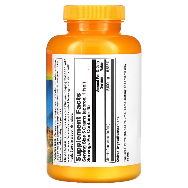 Thompson, Vitamin C Powder, 5,000 mg, 8 oz