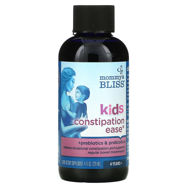 Mommy's Bliss, Kids Constipation Ease, 4 Years+, Orange, 4 fl oz (120 ml)