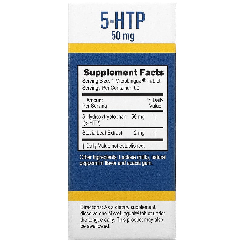 Superior Source, 5-HTP, 50 mg, 60 MicroLingual Instant Dissolve Tablets