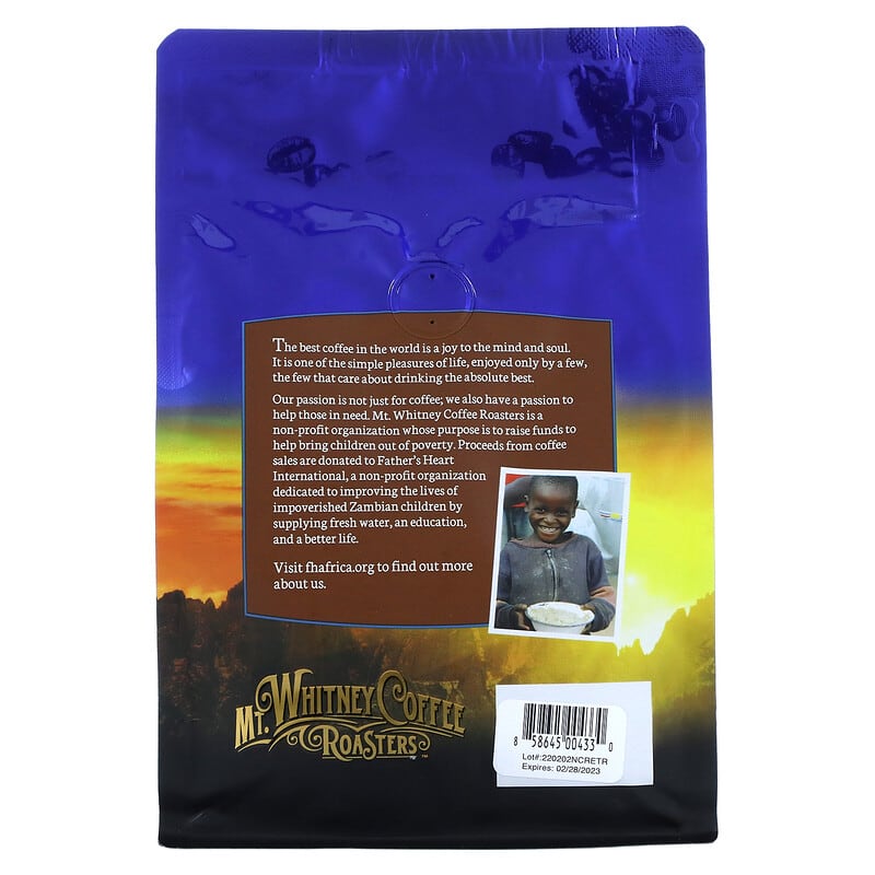 Mt. Whitney Coffee Roasters, Costa Rica Estate Tarrazu, Whole Bean Coffee, Medium Roast, 12 oz (340 g)