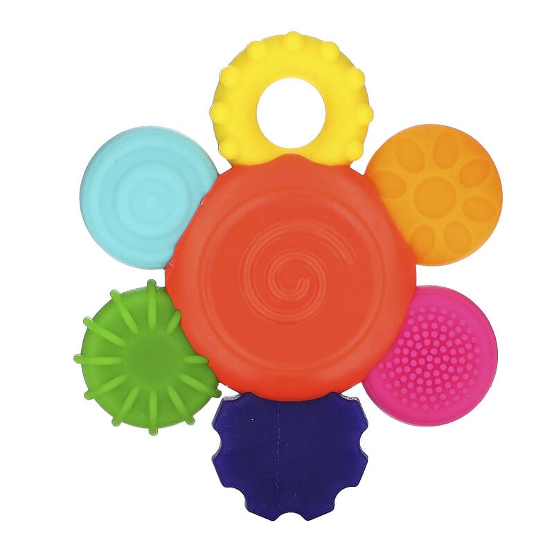 Sassy, Inspire The Senses, Flower Teether Rattle, 3+ Months, 1 Count