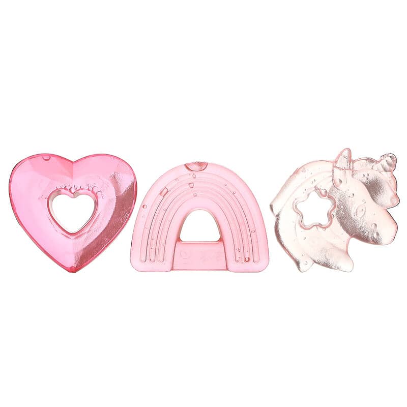 itzy ritzy, Cutie Coolers, Soothing Water-Filled Teethers, 3+ Months, Magical, 3 Teethers