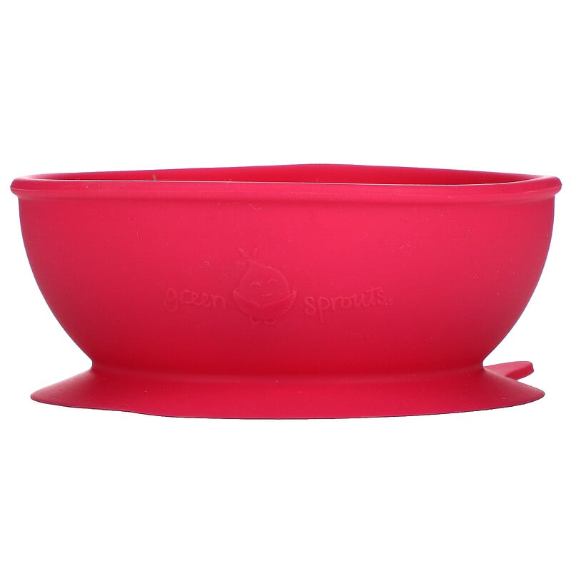 Green Sprouts, Learning Bowl, 9+ Months, Pink, 1 Bowl