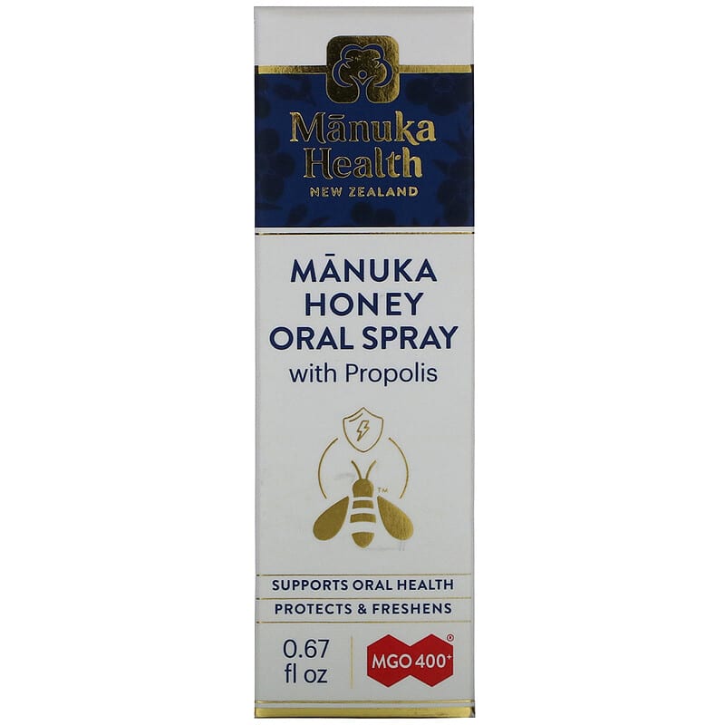 Manuka Health, Manuka Honey Oral Spray with Propolis, 0.67 fl oz