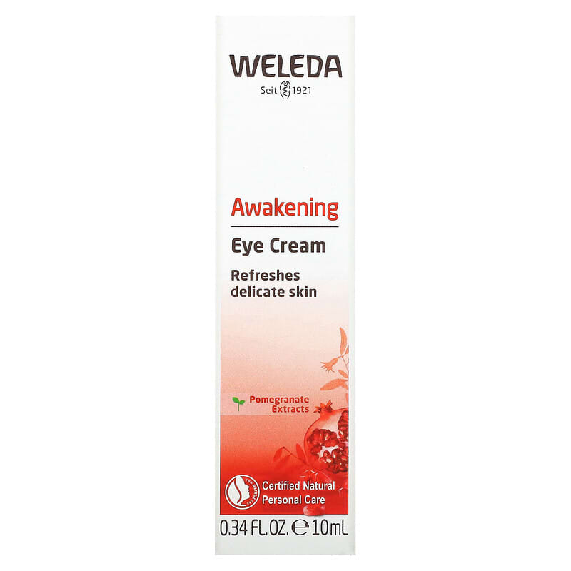 Weleda, Awakening Eye Cream, All Skin Types, Pomegranate Extracts, 0.34 fl oz (10 ml)