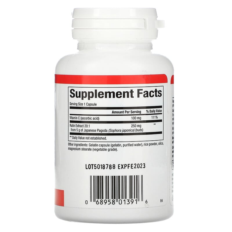 Natural Factors, Rutin, 250 mg, 90 Capsules