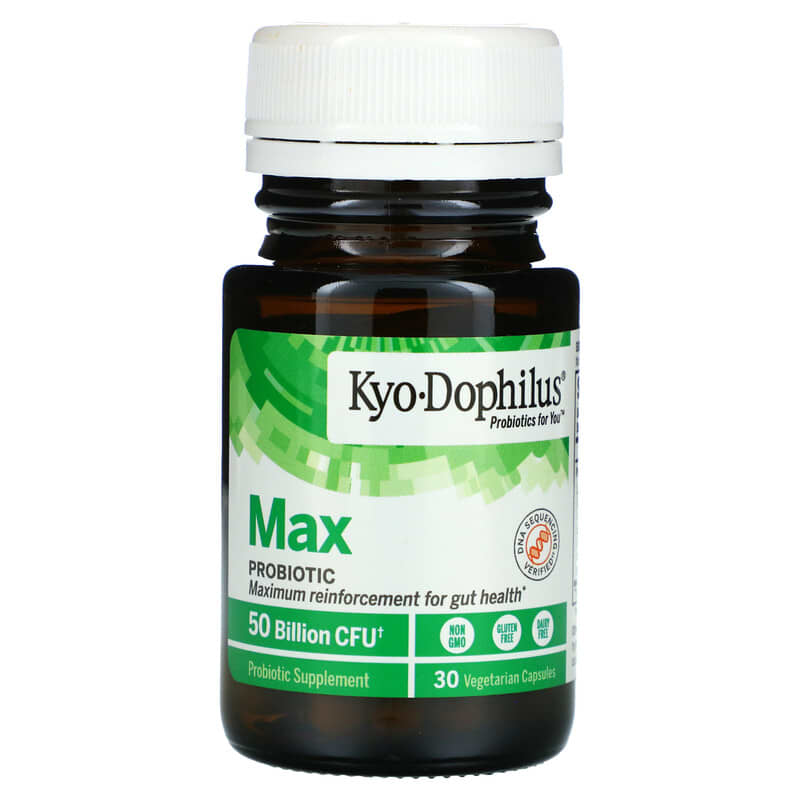 Kyolic, Kyo-Dophilus, Max Probiotic, 50 Billion CFU, 30 Vegetarian Capsules