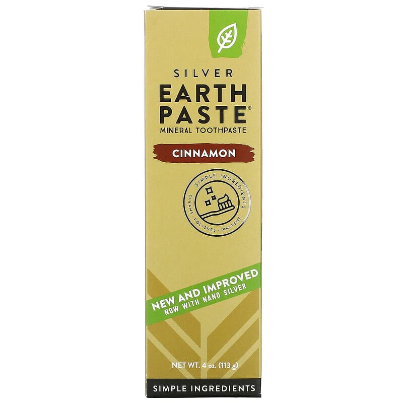 Redmond Trading Company, Earthpaste, Mineral Toothpaste, Cinnamon, 4 oz (113 g)