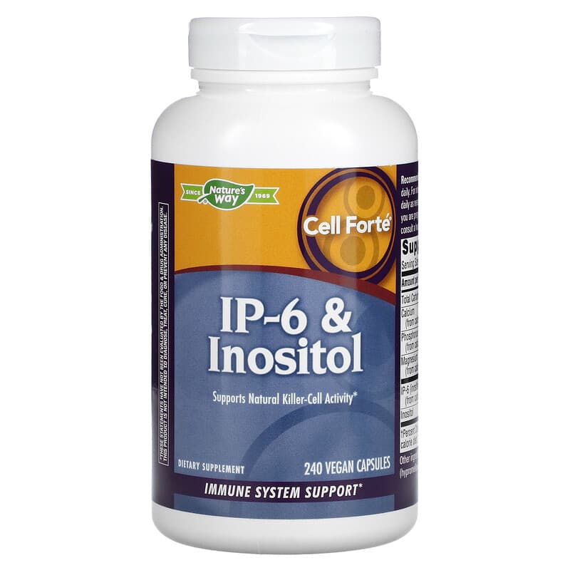 Nature's Way, Cell Forté, IP-6 & Inositol, 240 Vegan Capsules