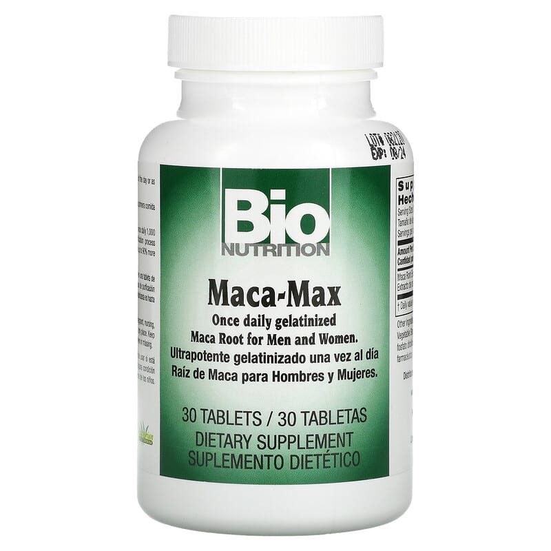 Bio Nutrition, Maca Max, 30 Tablets