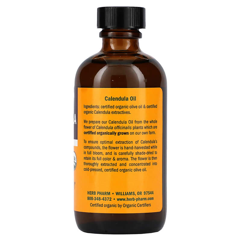 Herb Pharm, Calendula Oil, 4 fl oz (120 ml)