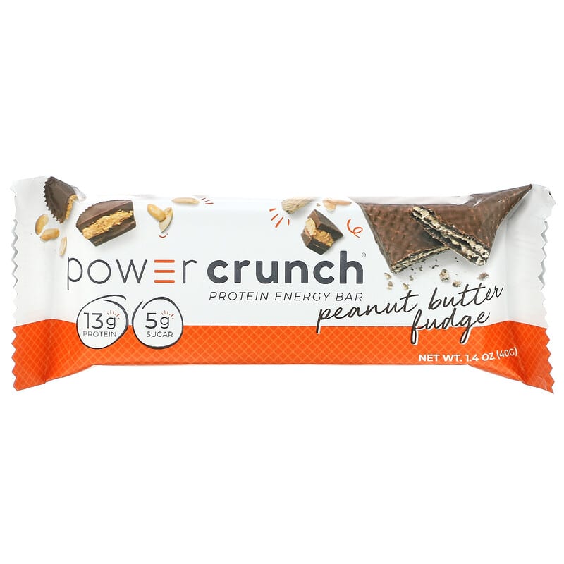 BNRG, Power Crunch Protein Energy Bar, Peanut Butter Fudge, 12 Bars, 1.4 oz (40 g) Each