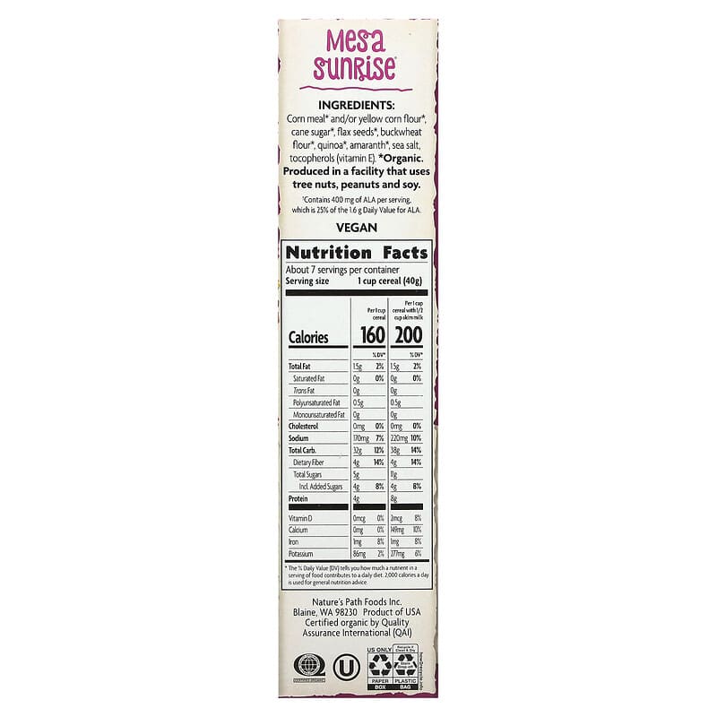 Nature's Path, Organic, Mesa Sunrise Cereal, 10.6 oz (300 g)