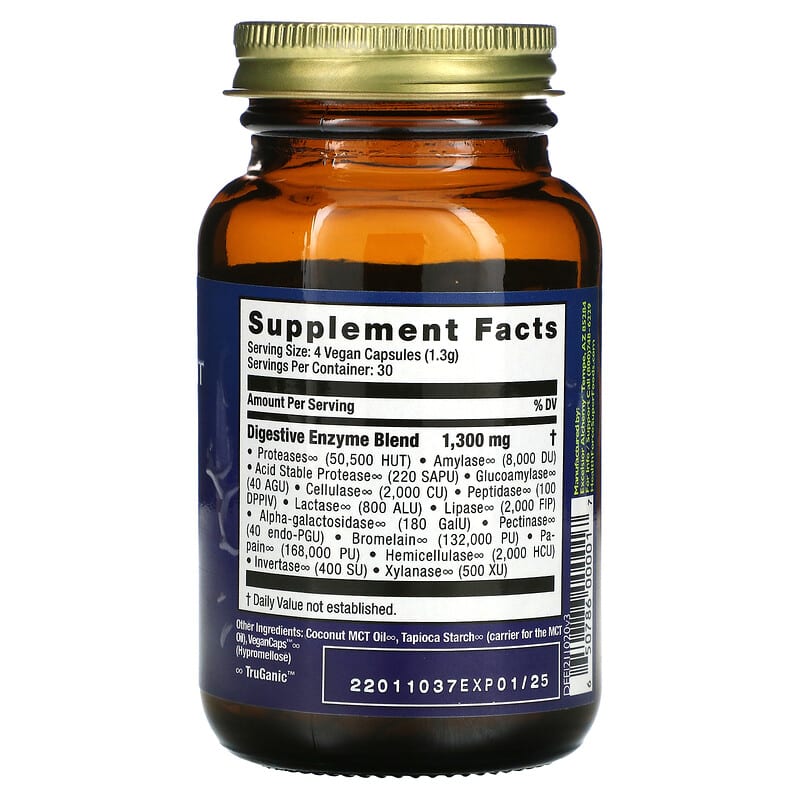 HealthForce Superfoods, Digestion Enhancement Enzymes, 120 VeganCaps