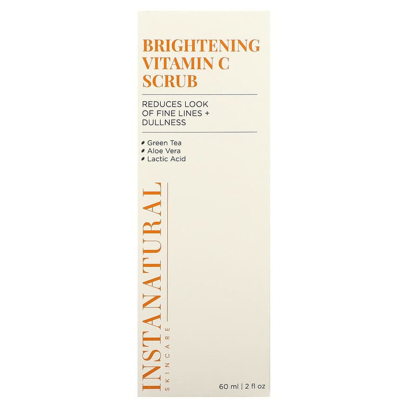 InstaNatural, Brightening Vitamin C Scrub, 2 fl oz (60 ml)