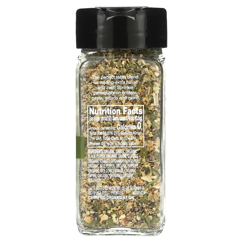 Simply Organic, Spice Right Everyday Blends, Garlic Herb, 2 oz (56 g)