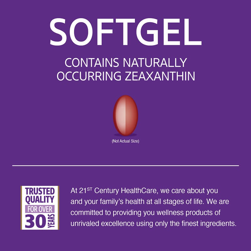 21st Century, Lutein, 20 mg, 60 Softgels