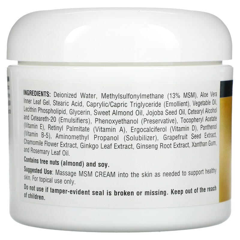 Source Naturals, MSM Cream, 4 oz (113.4 g)