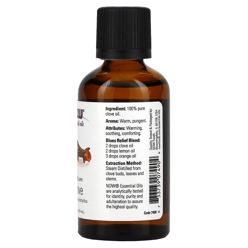 NOW Foods, Essential Oils, Clove, 2 fl oz (59 ml)