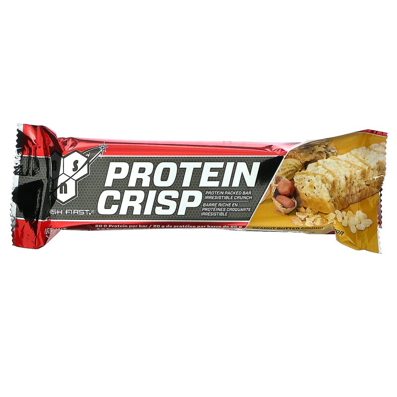 BSN, Protein Crisp, Peanut Butter Crunch, 12 Bars, 1.94 oz (55 g) Each