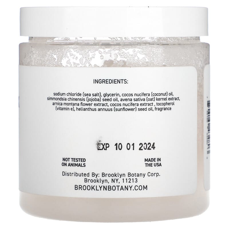 Brooklyn Botany, Coconut Milk Body Scrub, 11 oz (311 g)