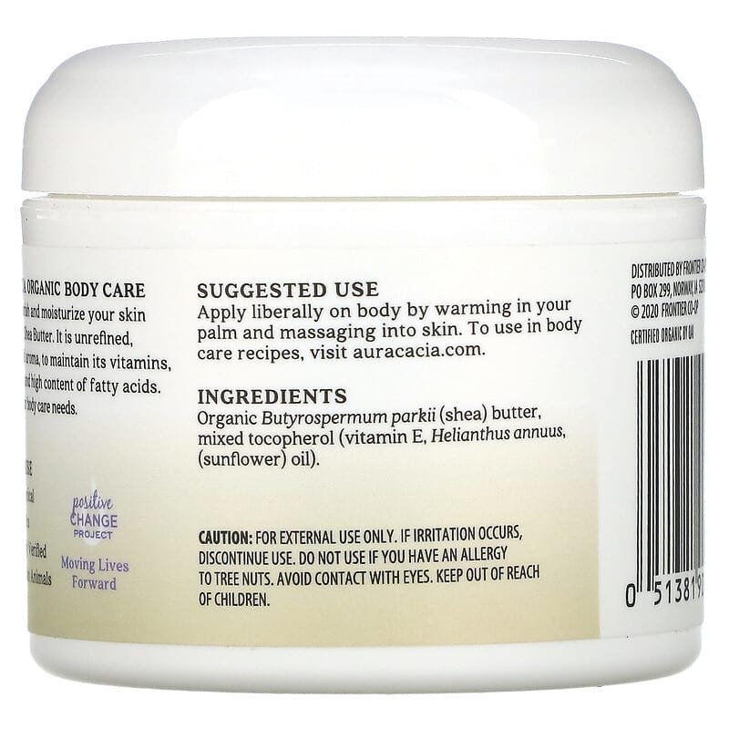 Aura Cacia, Organic Shea Butter, 3.25 oz (92 g)