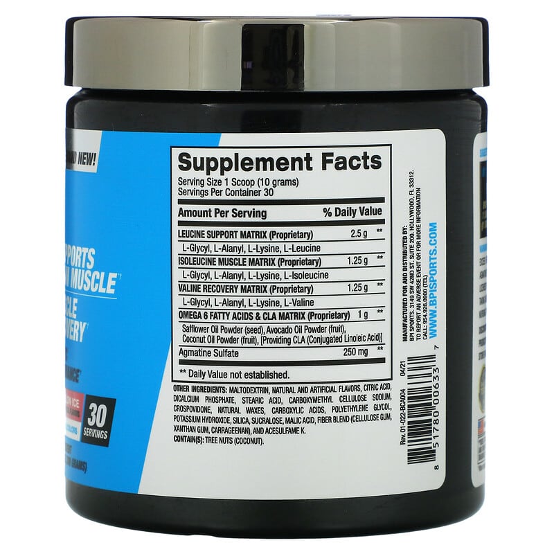 BPI Sports, The Original Best BCAA, Watermelon Ice, 10.58 oz (300 g)