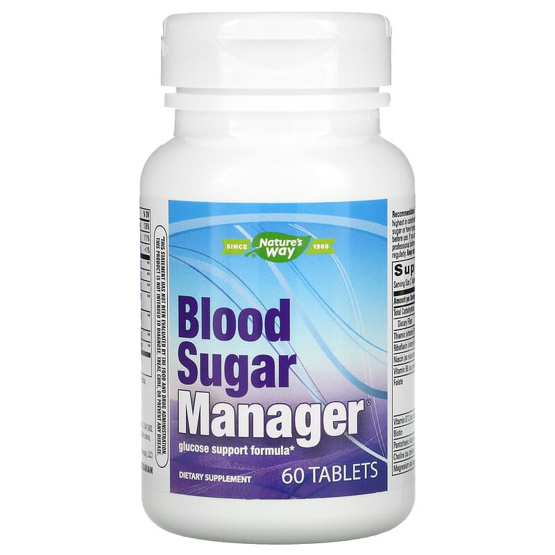 Nature's Way, Blood Sugar Manager, 60 Tablets