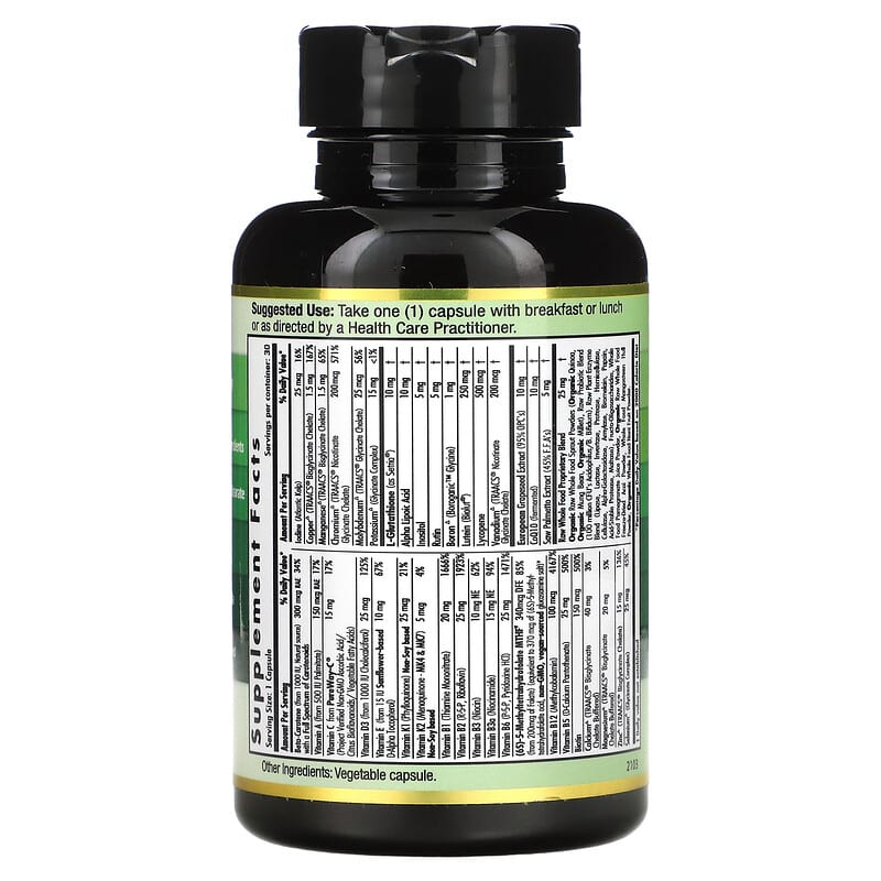 Emerald Laboratories, Men's 45+ 1-Daily Multi, 30 Vegetable Caps