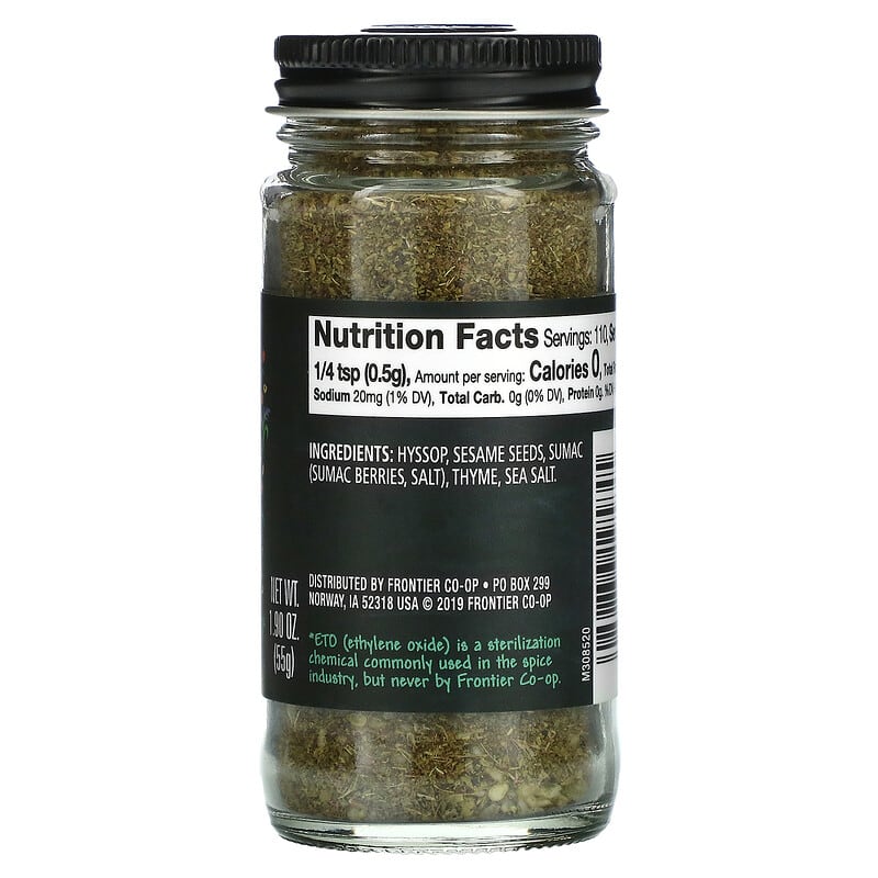 Frontier Co-op, Za'atar Seasoning, 1.90 oz (55 g)