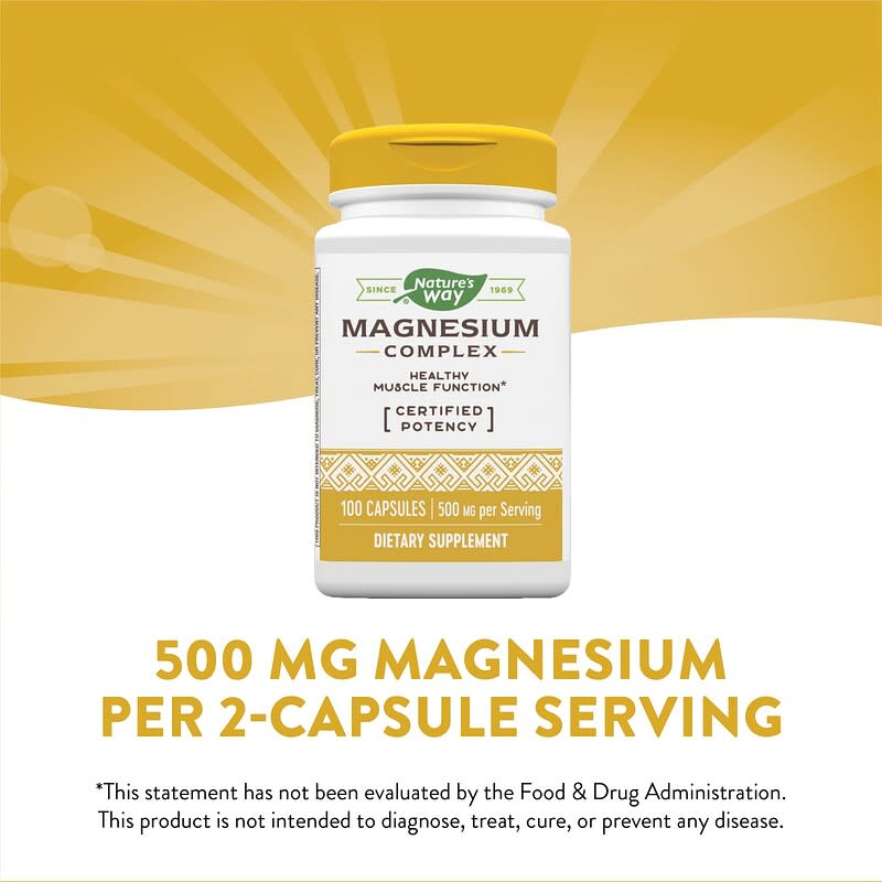 Nature's Way, Magnesium Complex, 250 mg, 100 Capsules