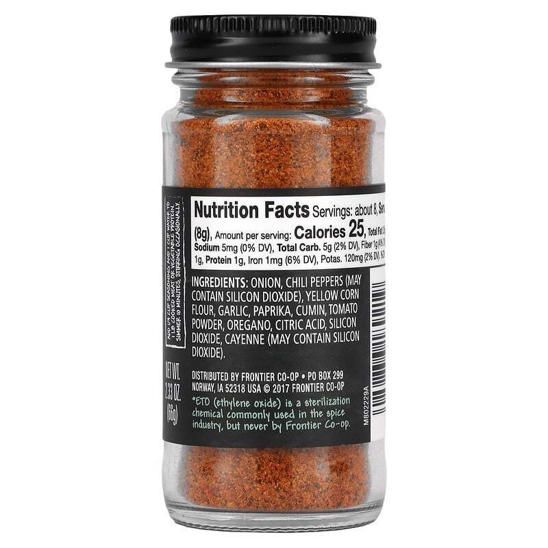 Frontier Co-op, Taco Seasoning, 2.33 oz (66 g)