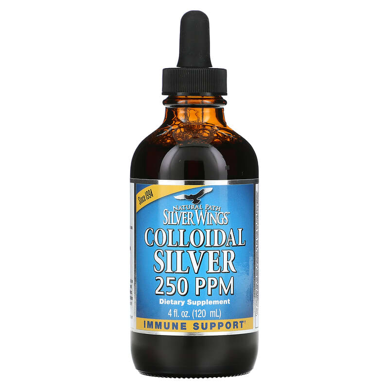 Natural Path Silver Wings, Colloidal Silver, 250 ppm, 4 fl oz (120 ml)