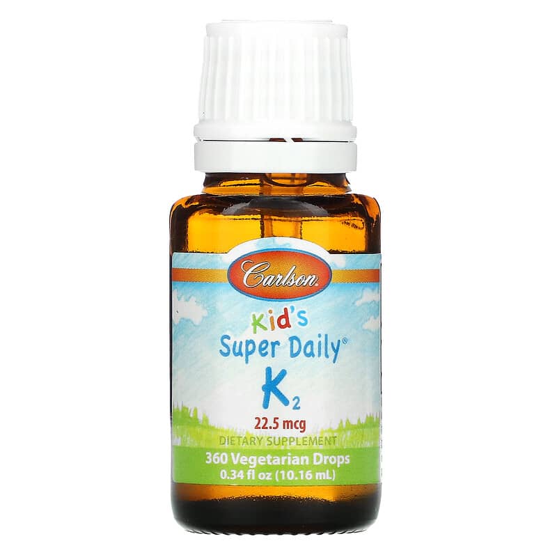 Carlson, Kid's, Super Daily K2, 22.5 mcg, 0.34 fl oz (10.16 ml)