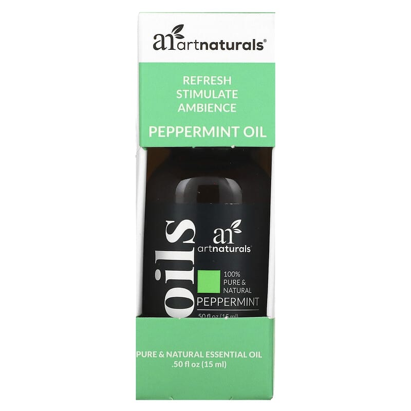 artnaturals, Peppermint Oil, 0.50 fl oz (15 ml)
