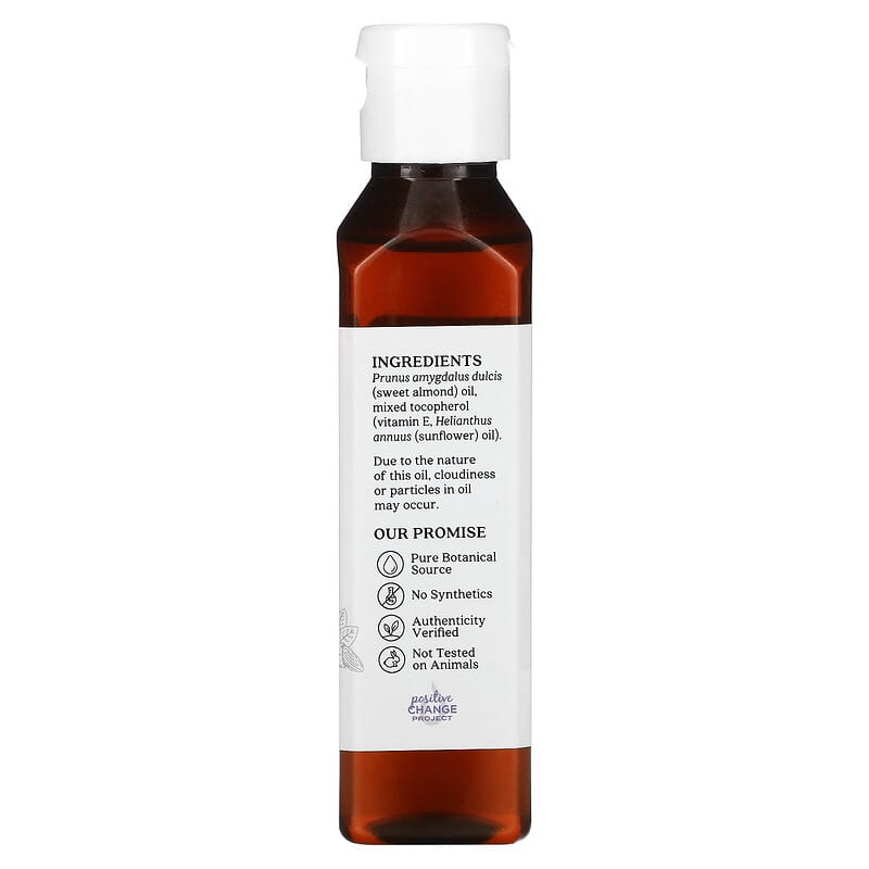 Aura Cacia, Skin Care Oil, Sweet Almond, 4 fl oz (118 ml)