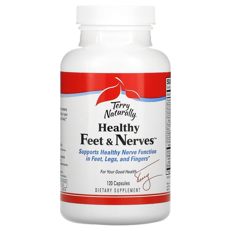 Terry Naturally, Healthy Feet & Nerves, 120 Capsules