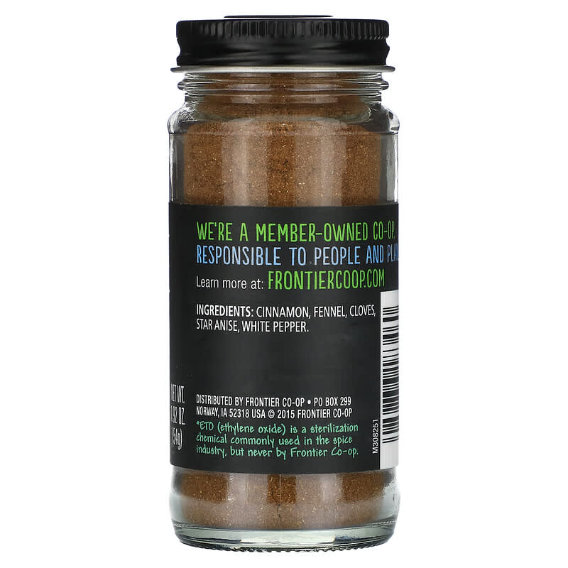 Frontier Co-op, Five Spice Powder, 1.92 oz (54 g)