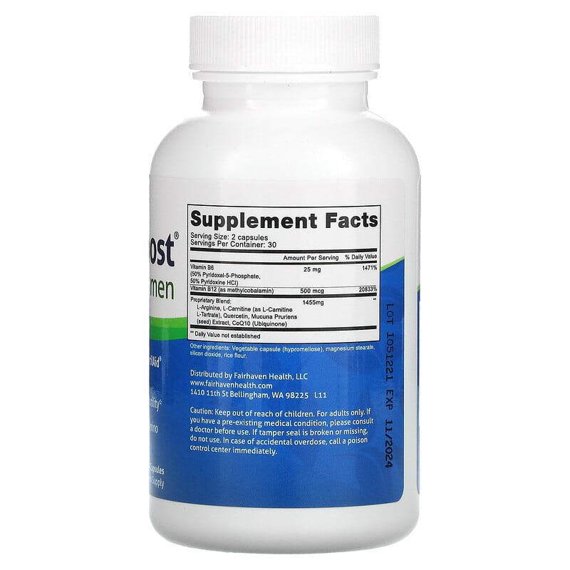 Fairhaven Health, MotilityBoost for Men, 60 Capsules