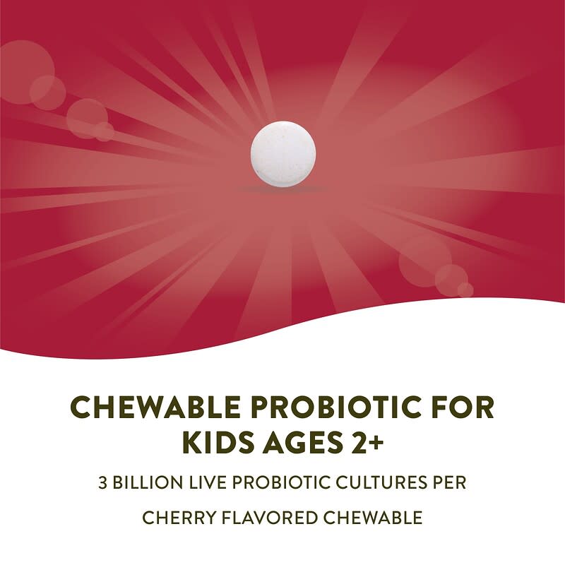 Nature's Way, Primadophilus, Kids, Age 2-12, Cherry , 3 Billion CFU, 30 Chewable Tablets