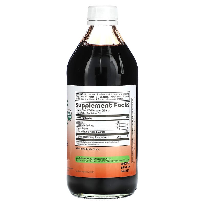 Dynamic Health, Tart Cherry Ultra 5X Concentrate, 16 fl oz (473 ml)